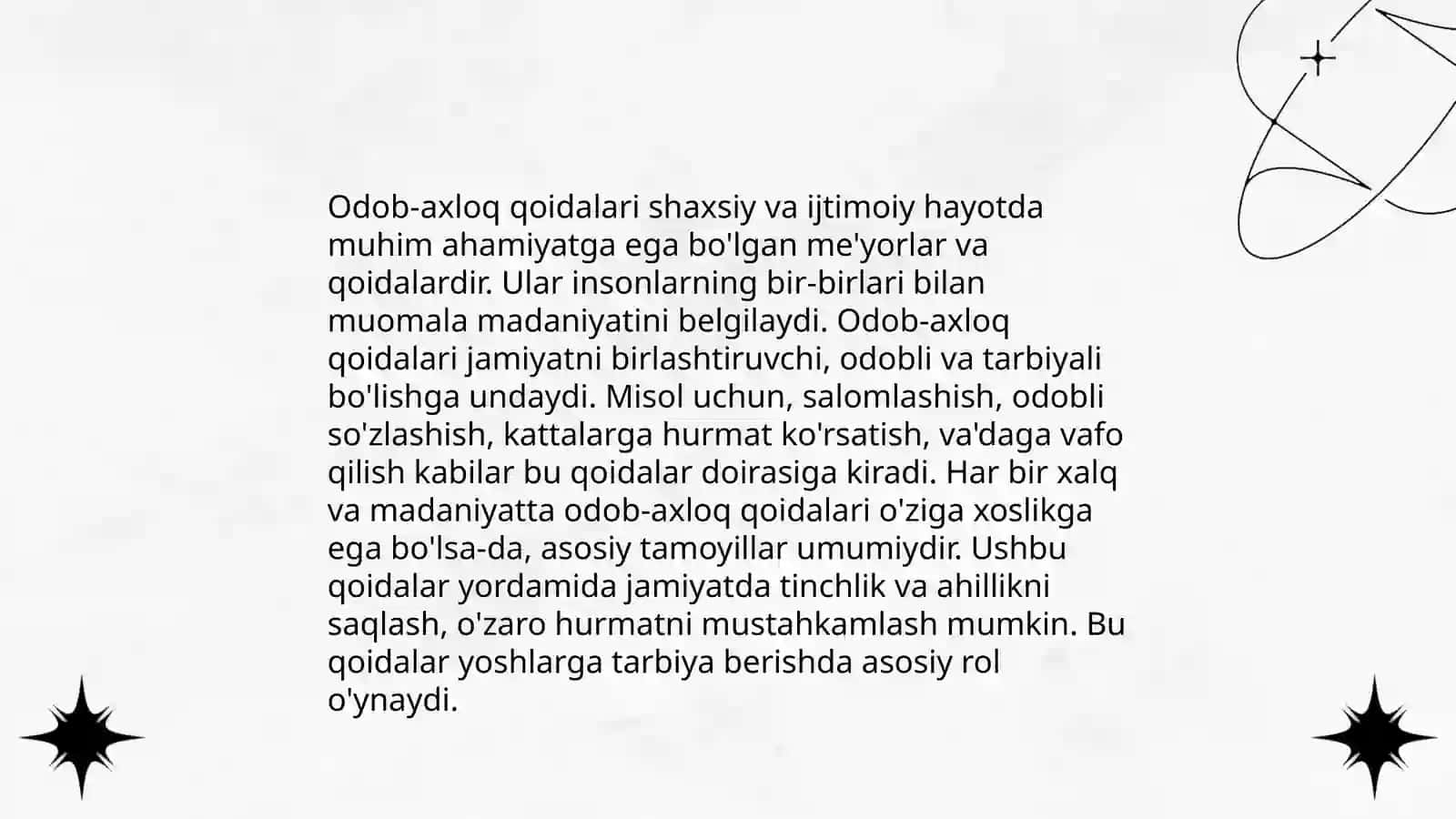 Muomala madaniyati asoslari 4