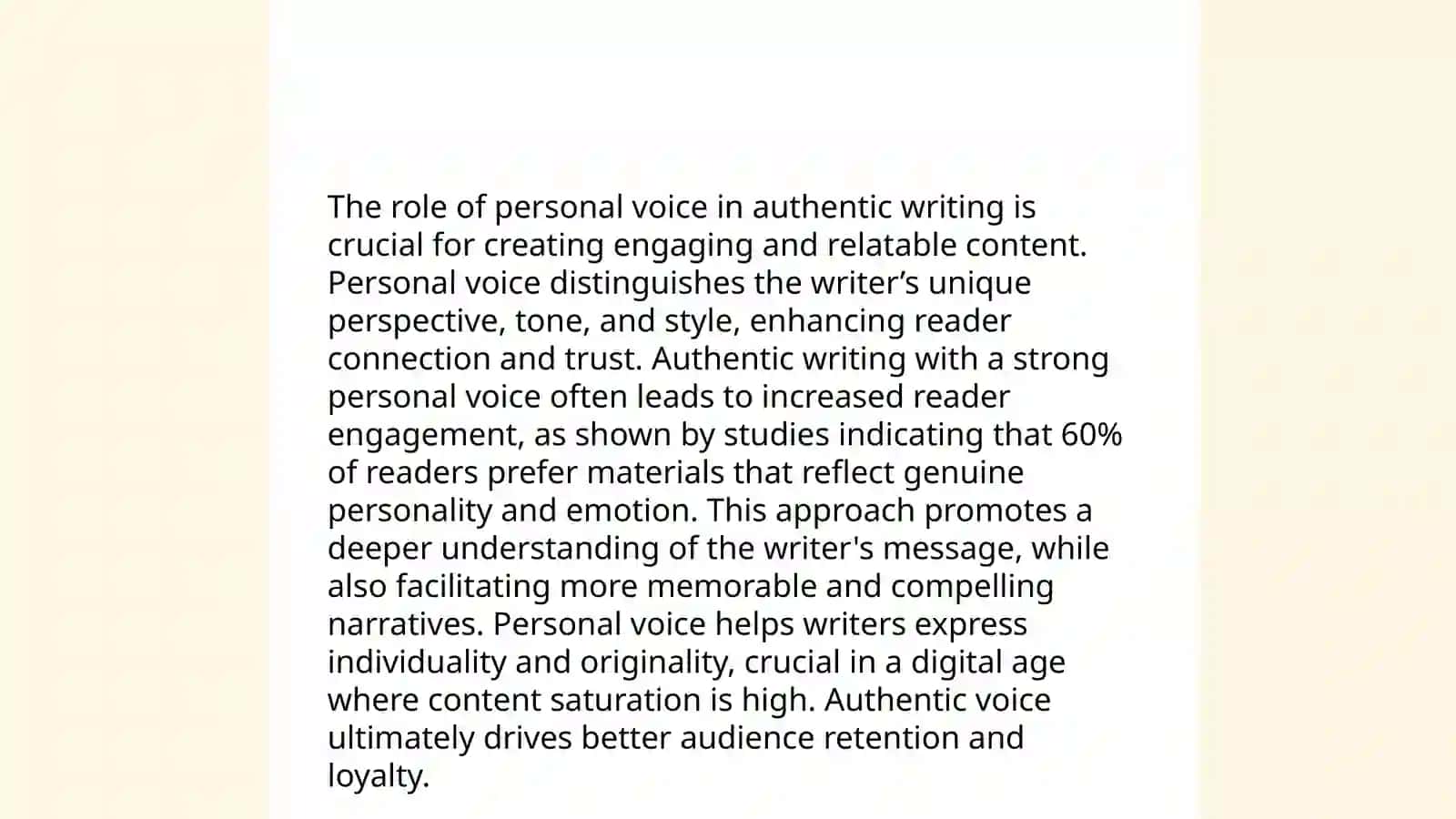 Authenticity in Writing 4