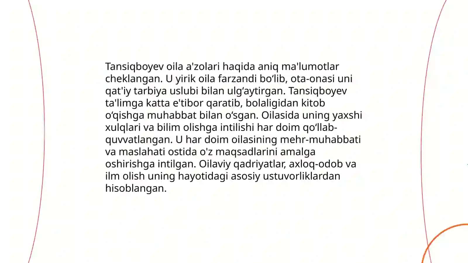 O'rol Tansiqboyevning hayoti va ijodi 4