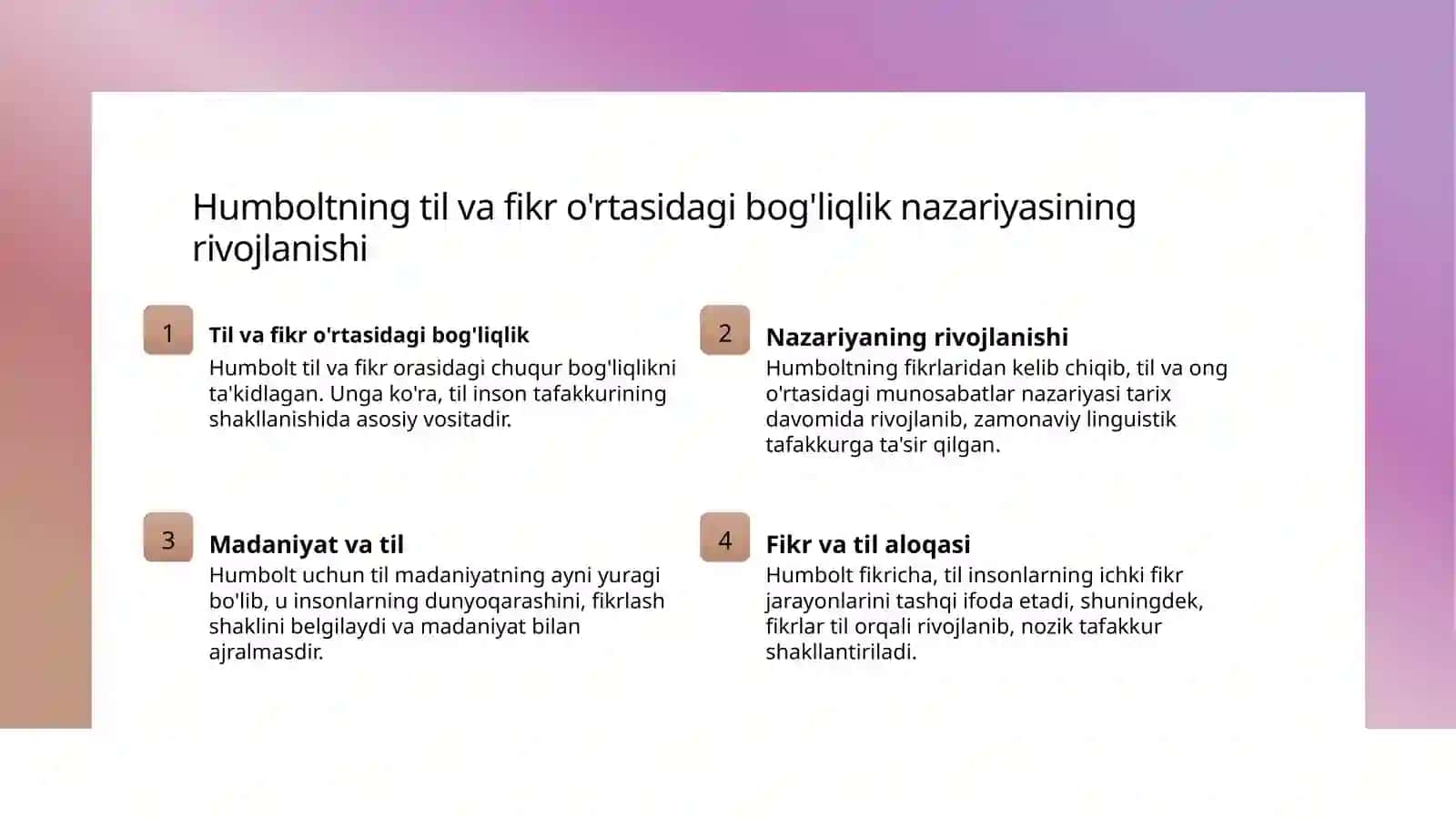 Gumbolt va umumiy tilshunoslik 4