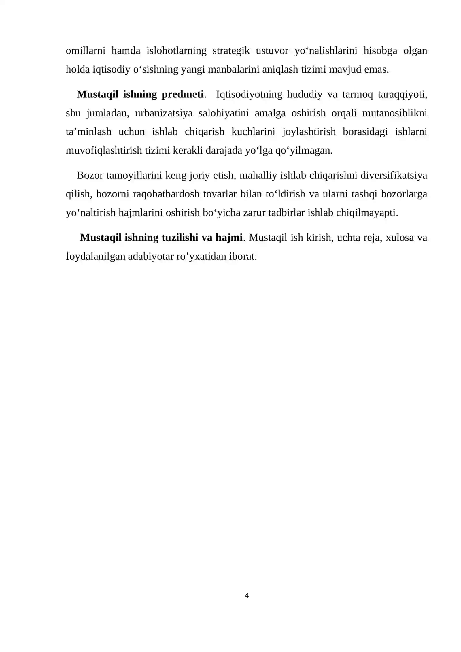 Iqtisodiy o’sishning prognozlash usullari 4