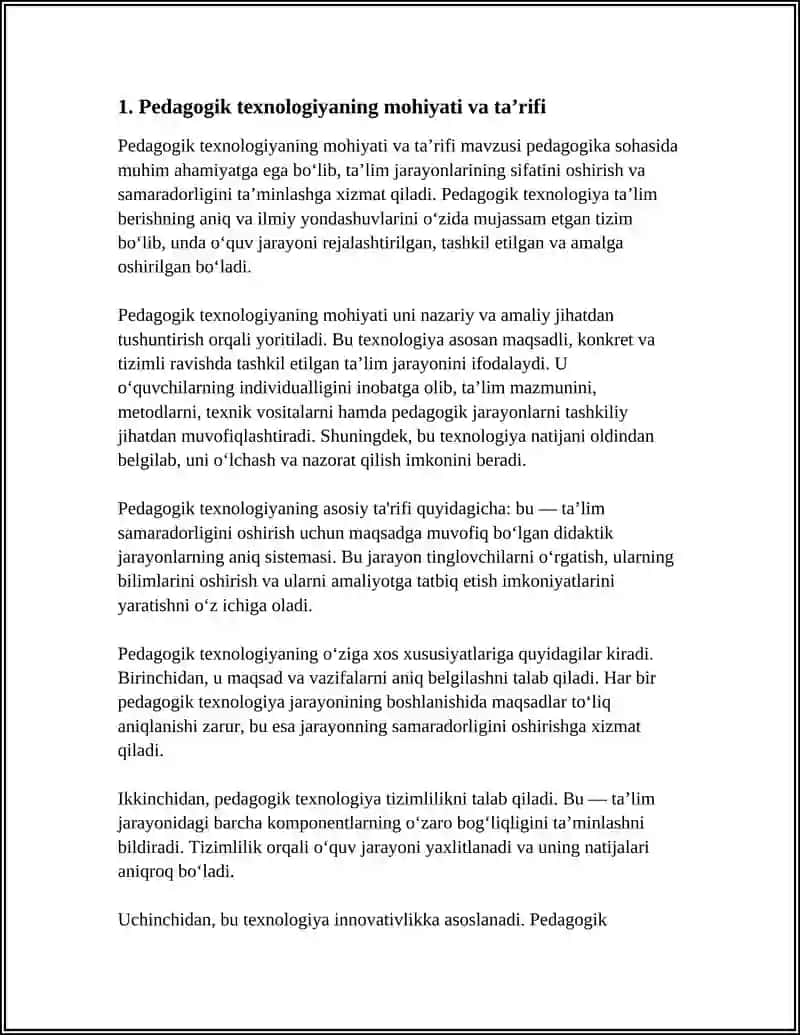 Pedagogik Texnologiya 4