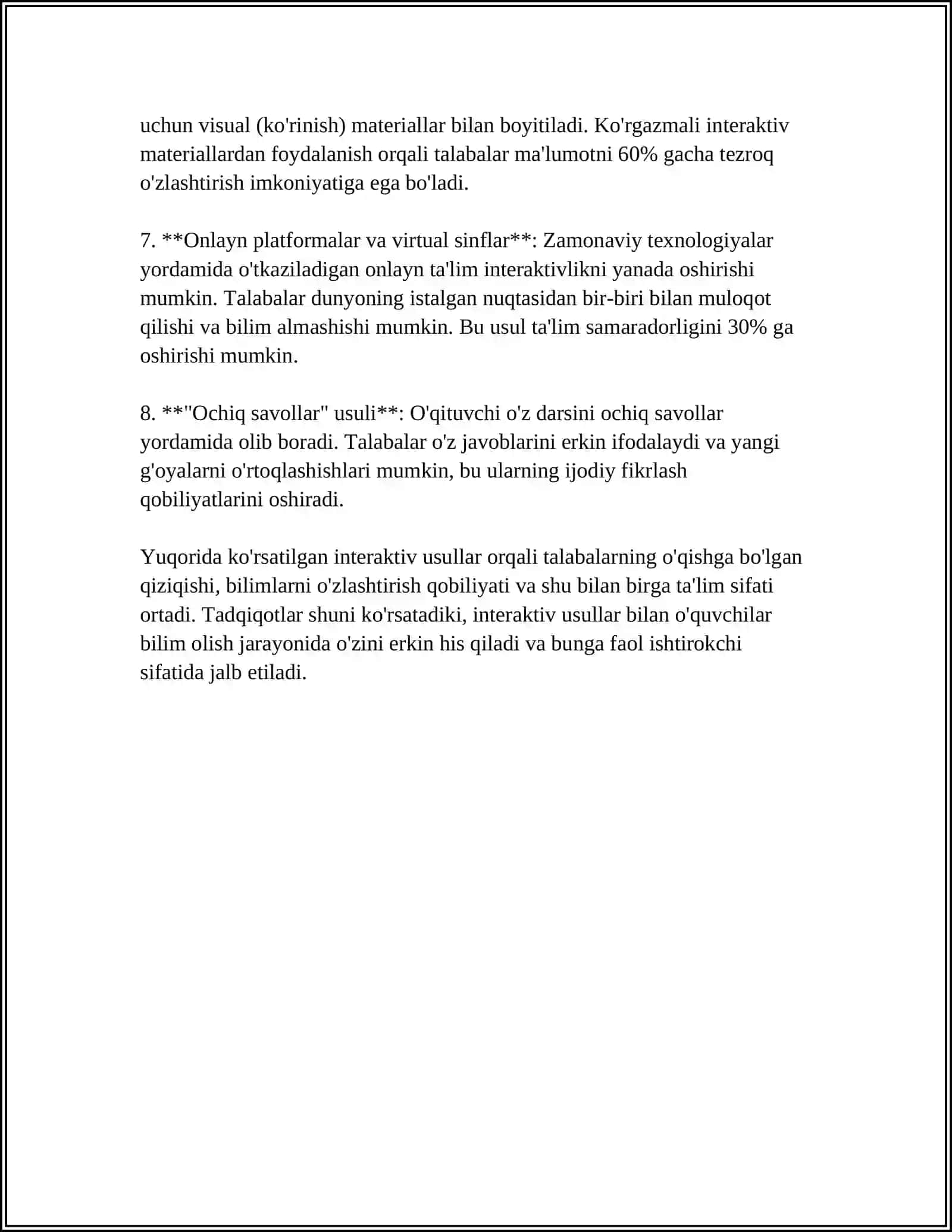BOSHLANĢICH SINFLARDA OT ÕRGATISH METODIKASI 4