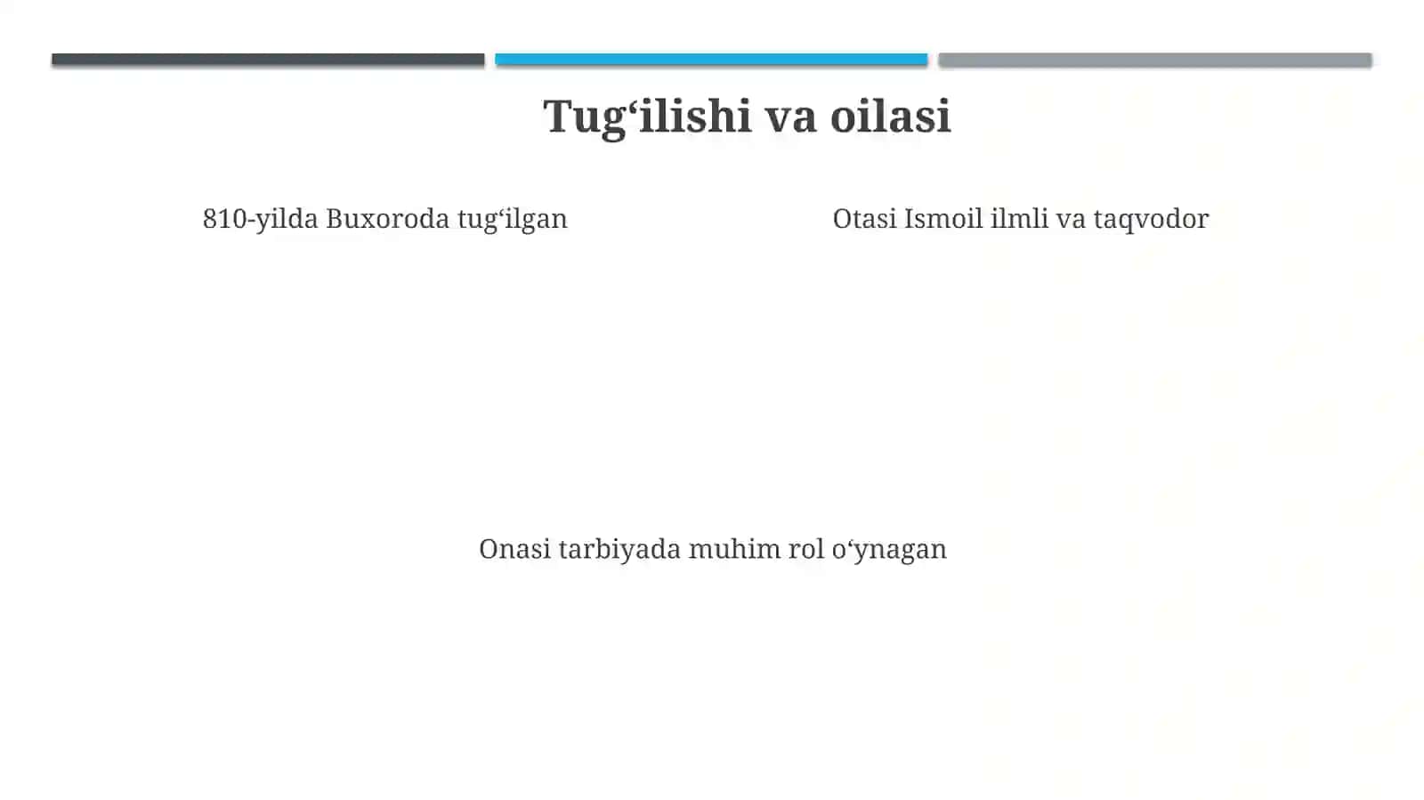 Imom Buxoriy hayoti va ijodi 4