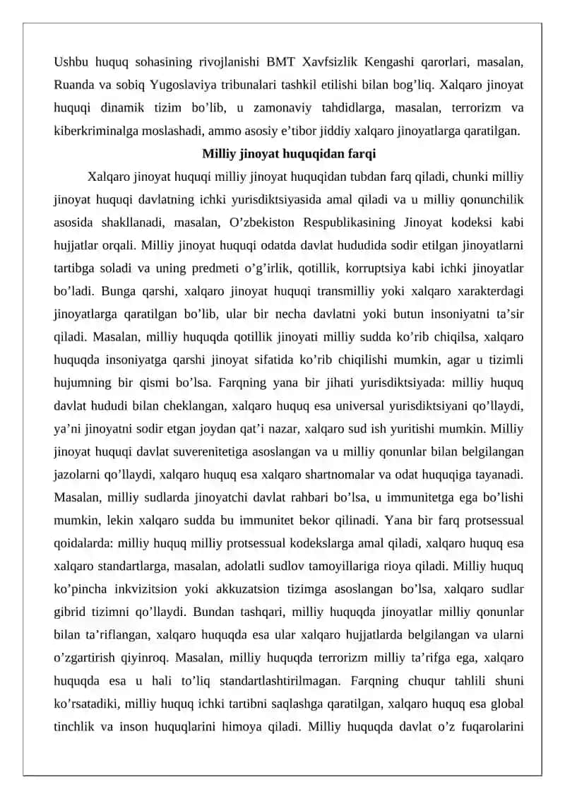 Xalqaro jinoyat huquqi 4