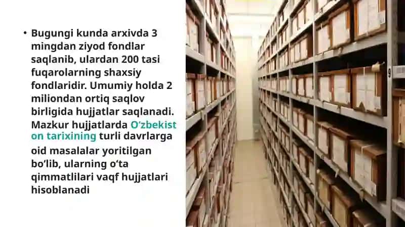 Oʻzbekiston Respublikasi Milliy Arxiv Fondi 4