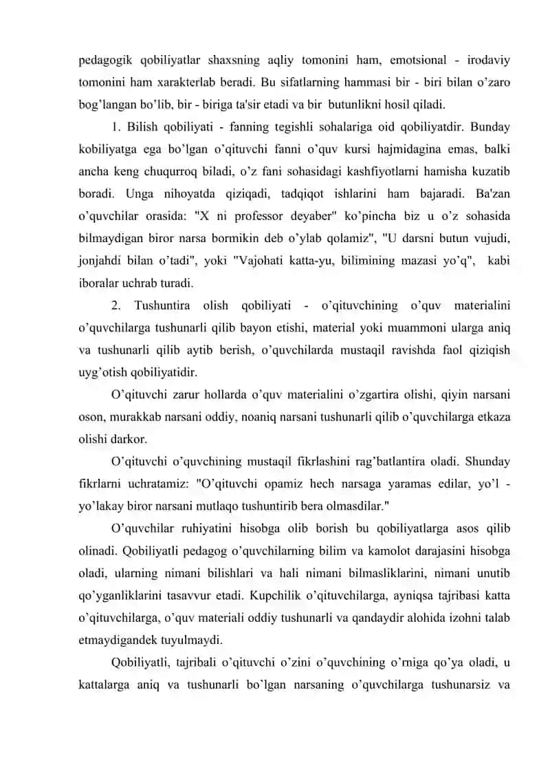 Pedagogik qobiliyat 4