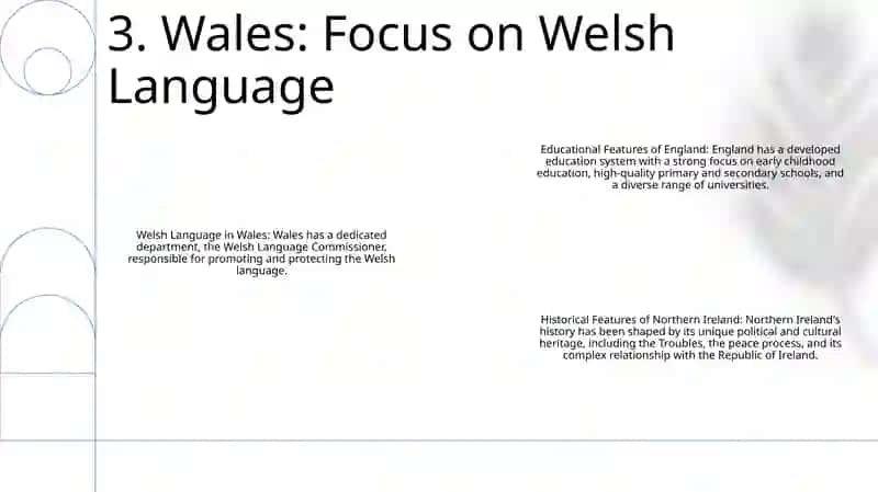 Educational Features Of England, Scotland, Wales And Northern Ireland 4