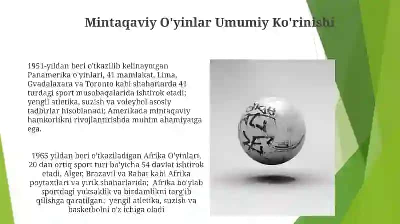 Qit'a va regional õyinlar 4