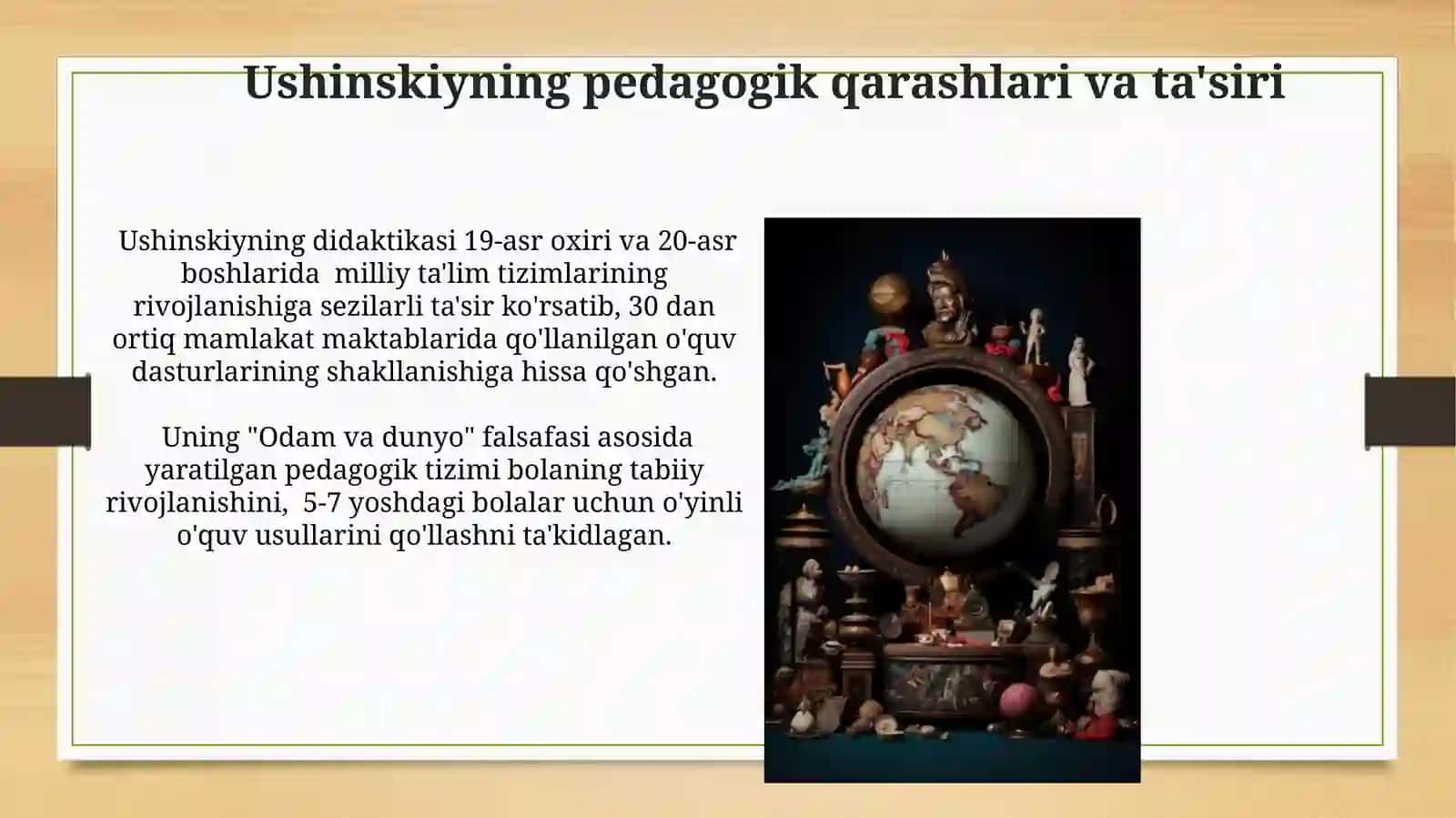 Ushinskiyning merosi: asosiy gʻoyalar va taʼsiri 4