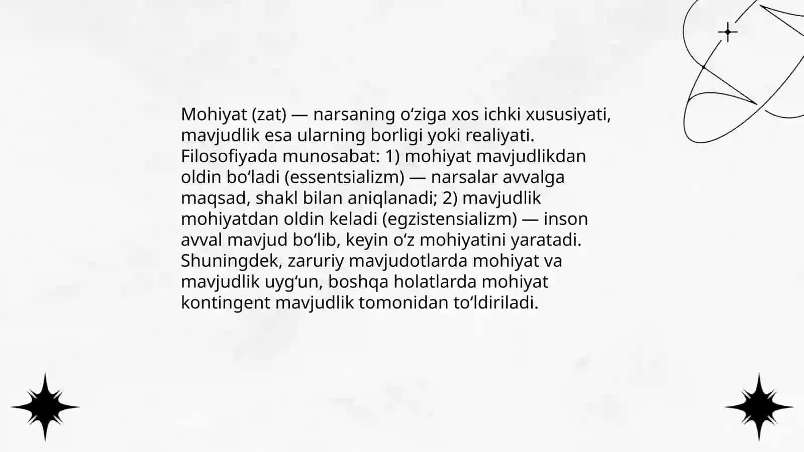 Borliq falsafasi 4
