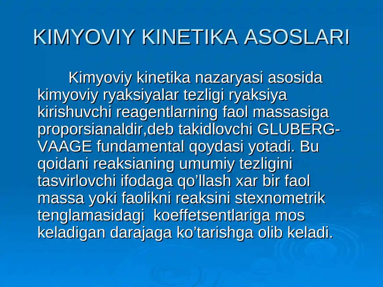 BIOLOGIK JARAYONLAR KINETIKASI 4
