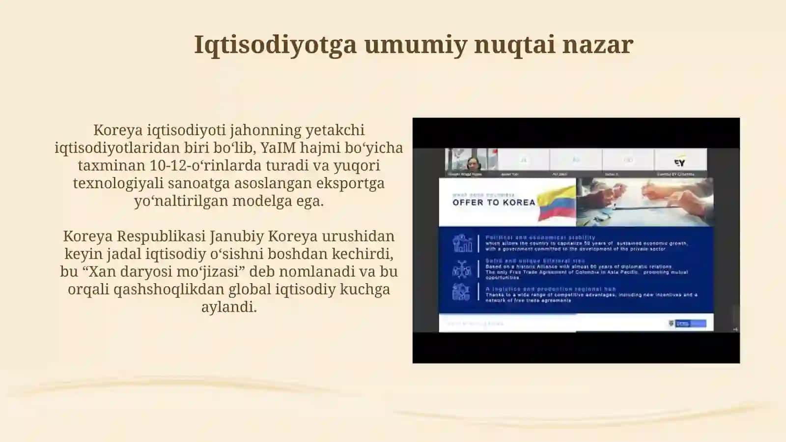 Korea davlati va iqtisodiy sohasi 4