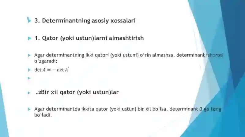 Oliy Matematika fanidan tayyorlagan taqdimot 4
