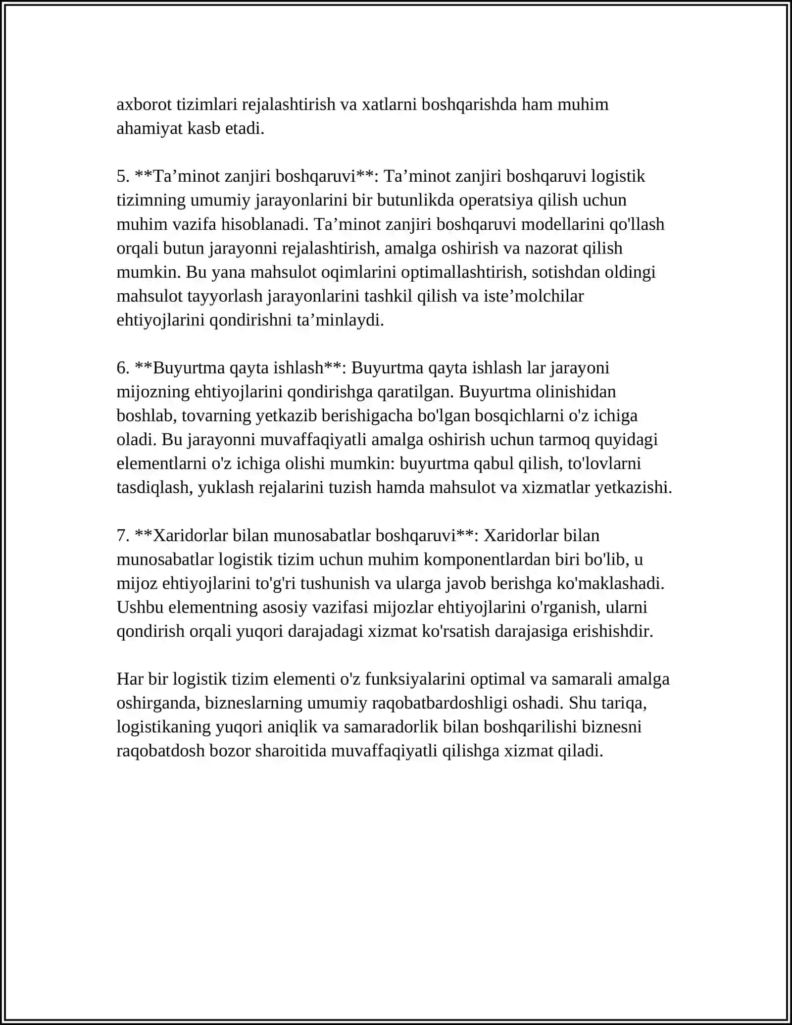 LOGISTIK TIZIM ELEMENTLARINING TAVSIFI 4