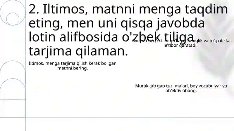 Rasmiy uslubning xususiyatlari 4