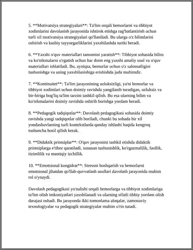 DAVOLASH PEDAGOGIKASINING MAHALLIY VA XORIJIY TAJRIBASI 4