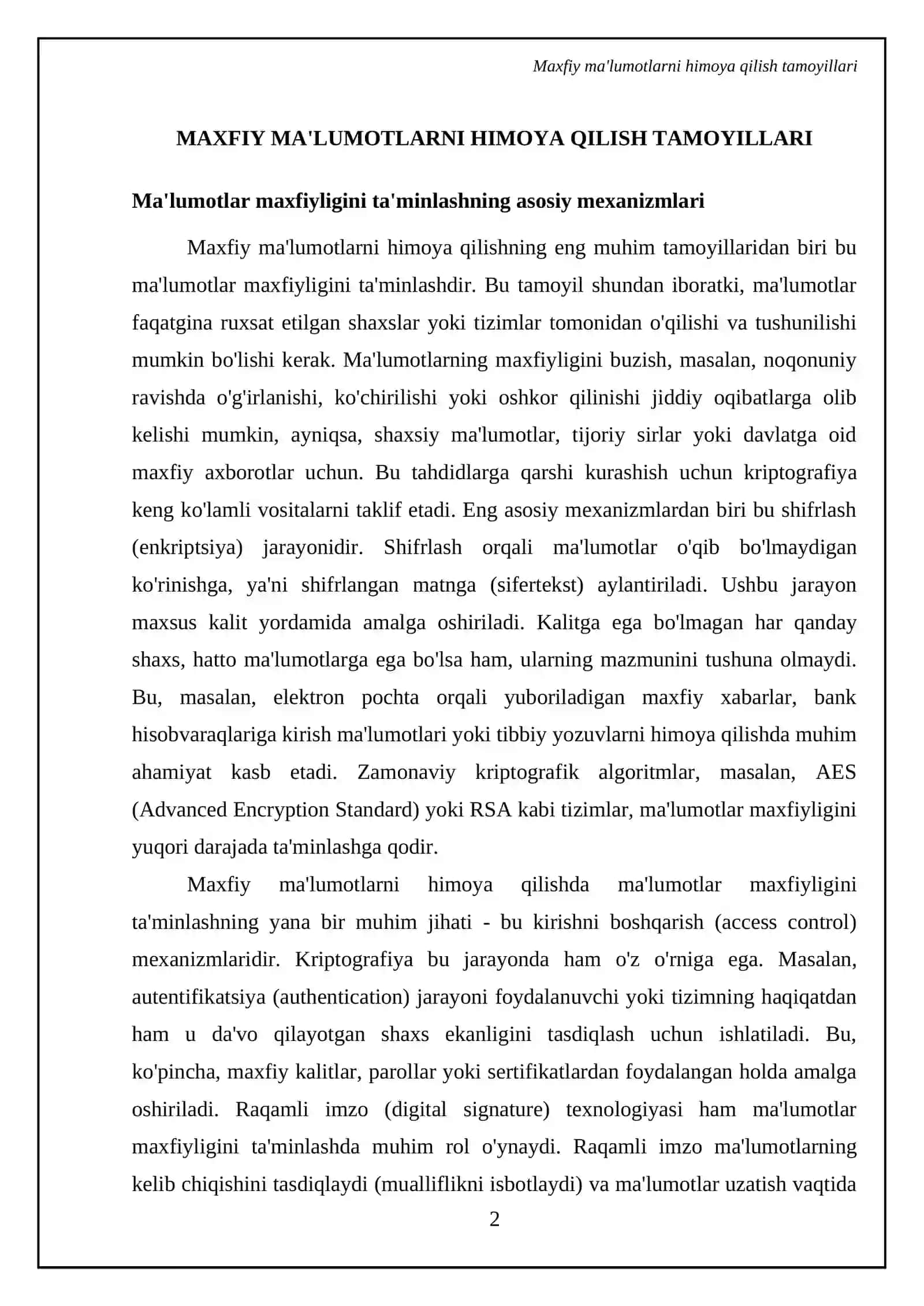 Kriptografiya asoslari 4