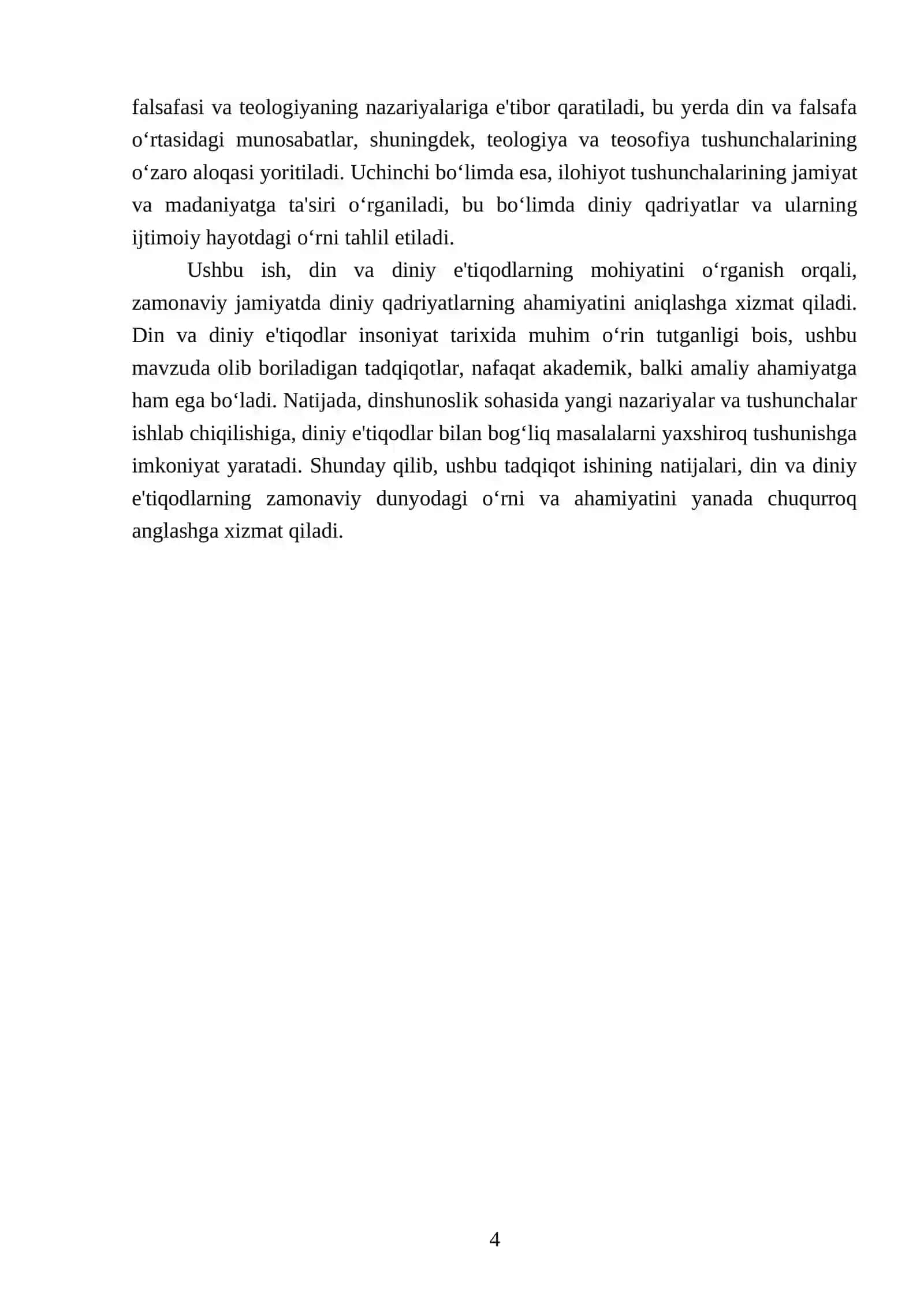 Din va diniy e'tiqodlarning tarixi va rivojlanishi 4