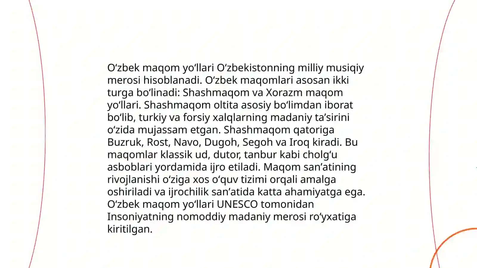O'ZBEK MAQOM YO'LLARI VA NOMOYONDALARI XAQIDA 4