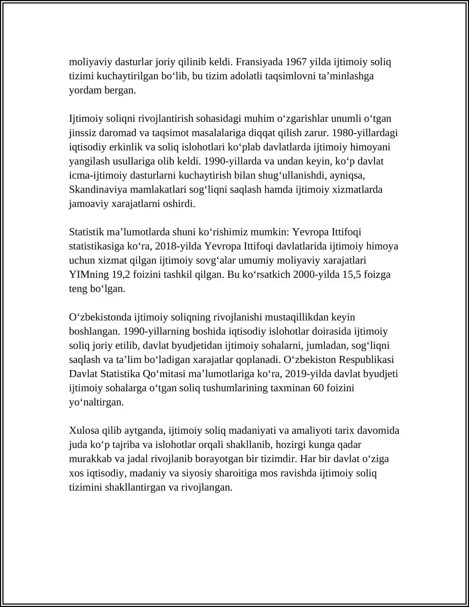 IJTIMOIY SOLIQ 4
