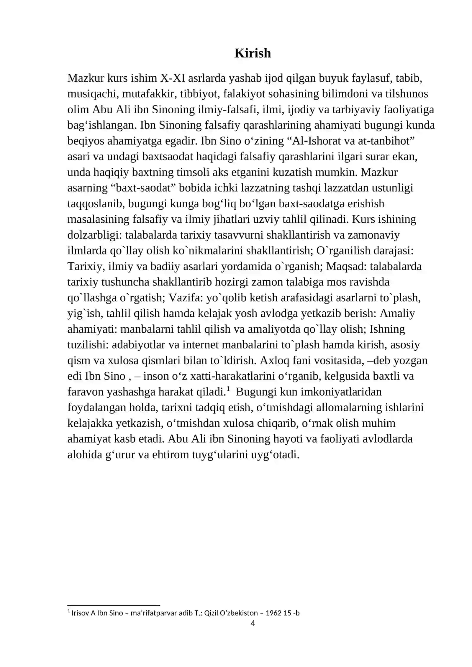Abu Ali ibn Sinoning tibbiy asarlari 4