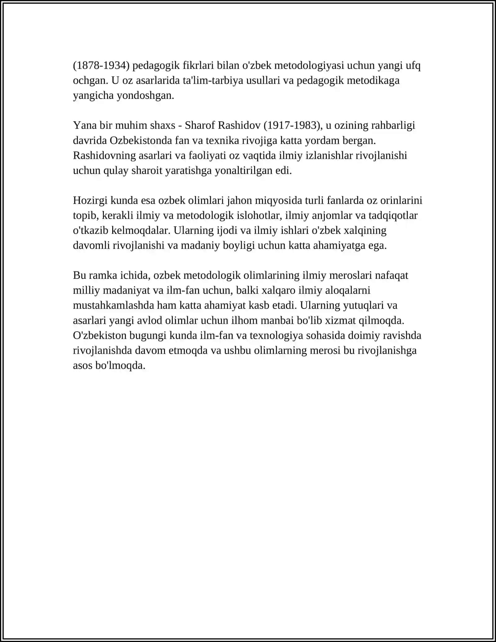 OʻZBEK METODOLOGIK OLIMLARI 4