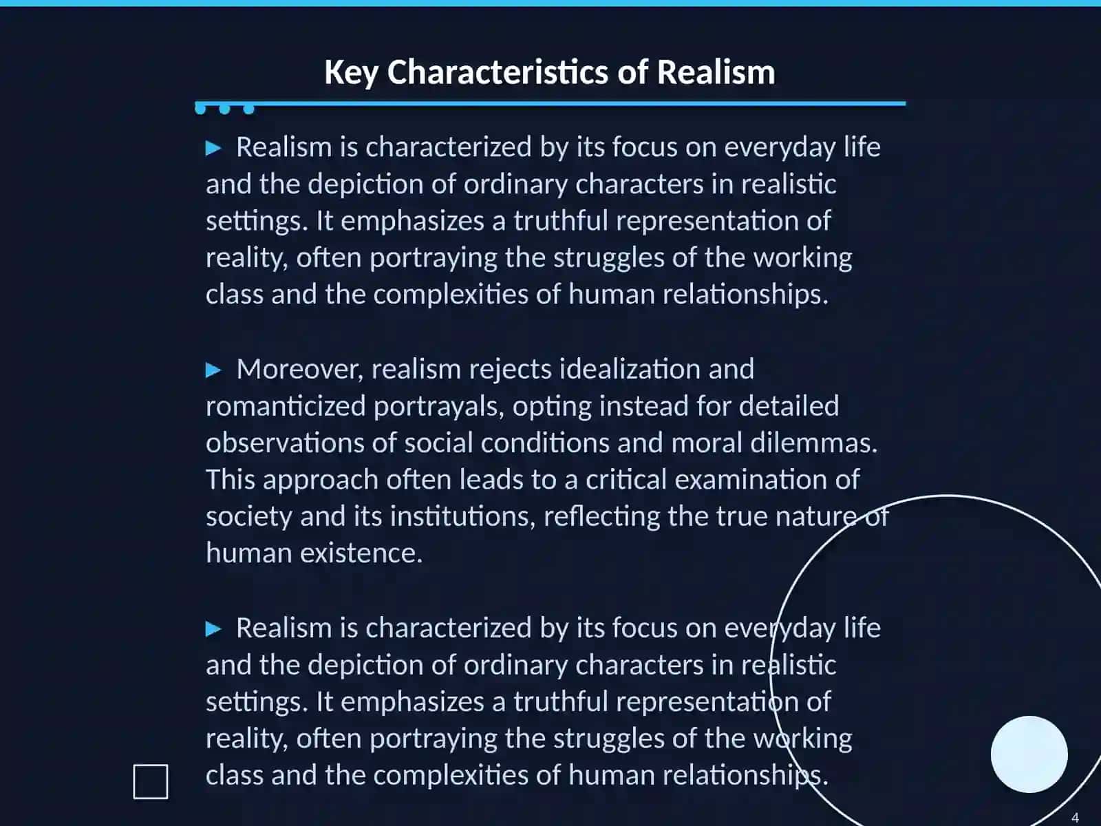 Realism at the end of XIX century 4