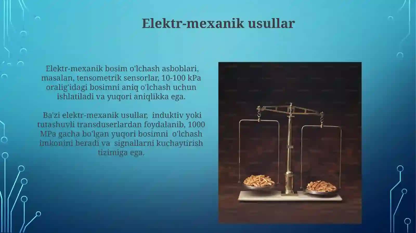 Suyuqlik bosimini o'lchash asboblari 4