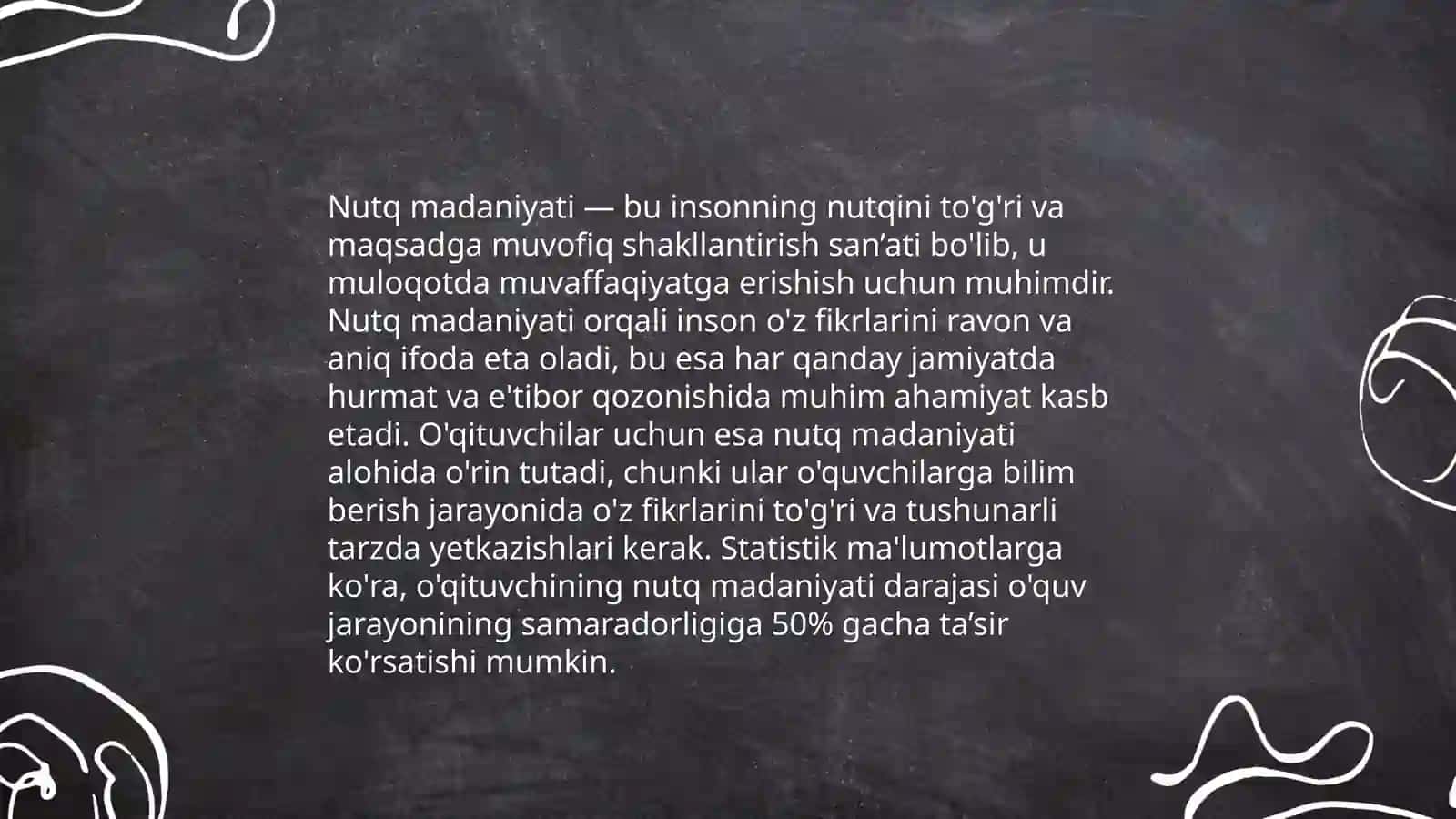 Oʻqituvchilar nutqi va kommunikatsiya usullari 4