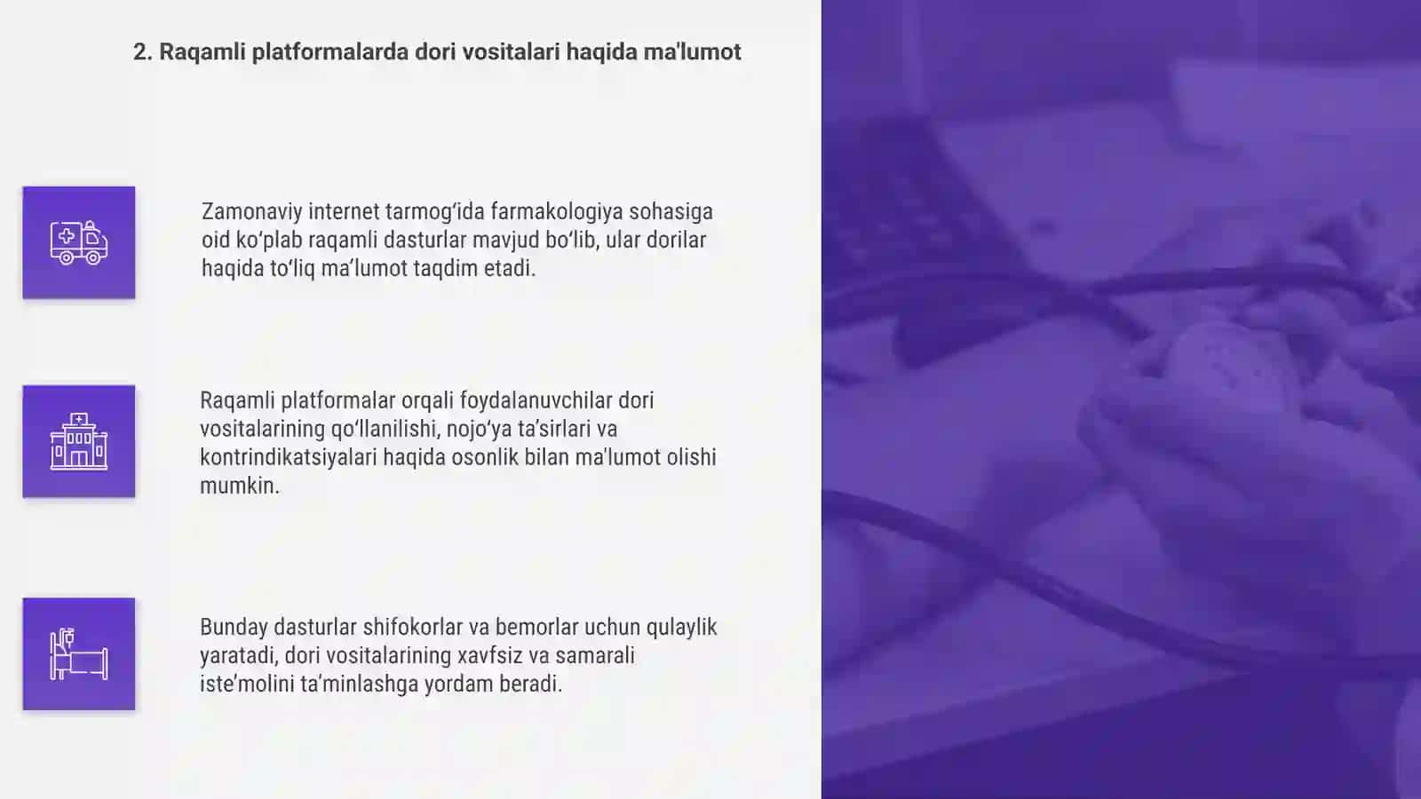 Internetda tarmog'ida fatmakologiyaga did dasturlar 4