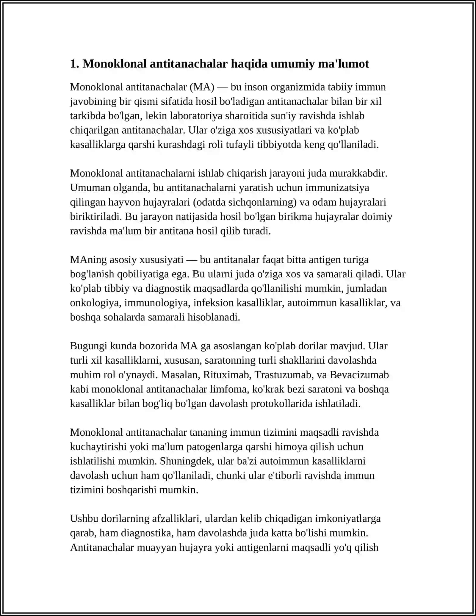 Monoklonal antitanachalar 4