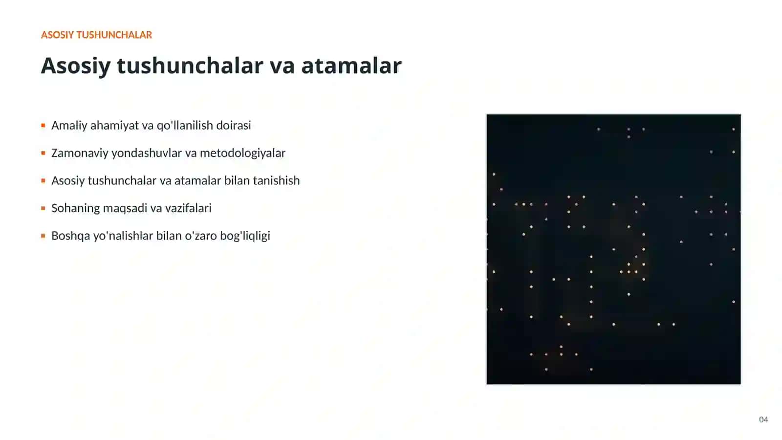 SUN'IY INTELLEKT • AI VA KATTA MA'LUMOTLAR 4