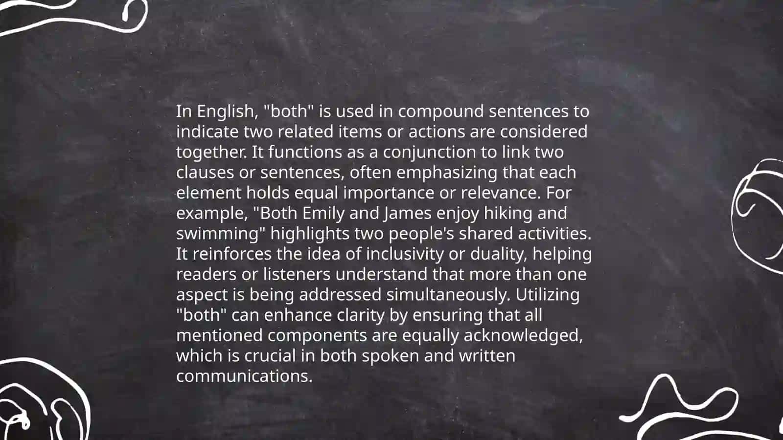 Usage of "Both" in Compound Sentences 4