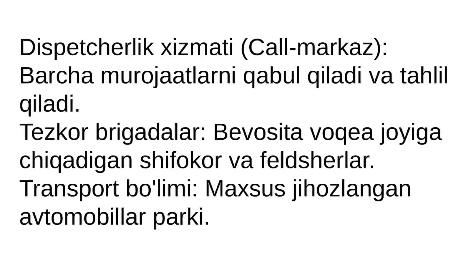 Tez tibbiy yordam stansiyasi 4