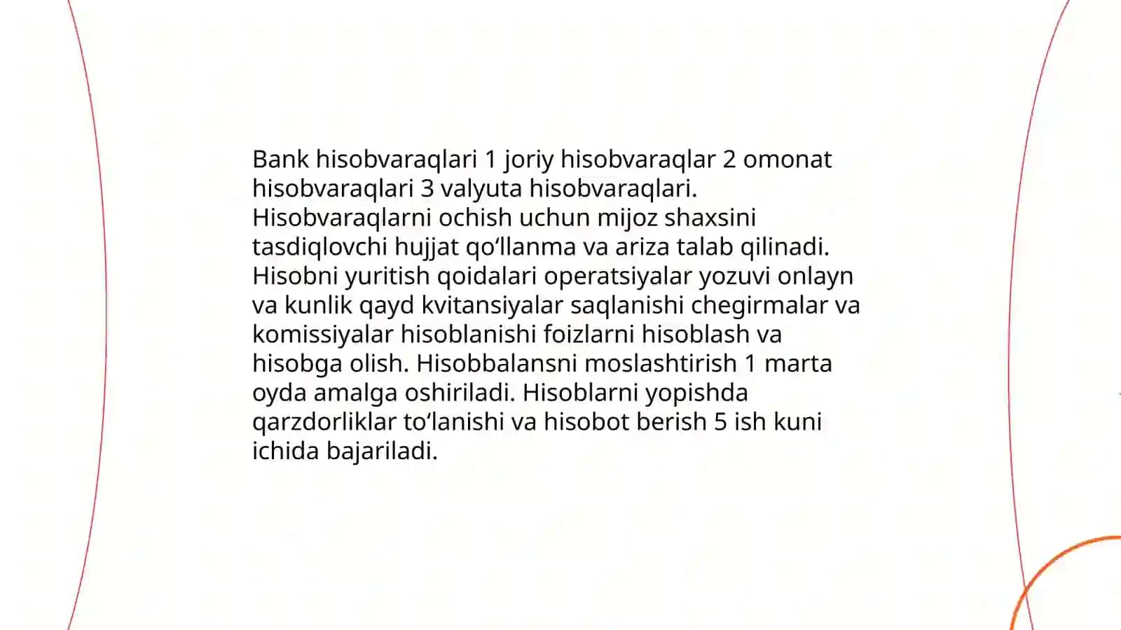 Naqd pulsiz hisob – kitob operatsiyalari hisobi 4