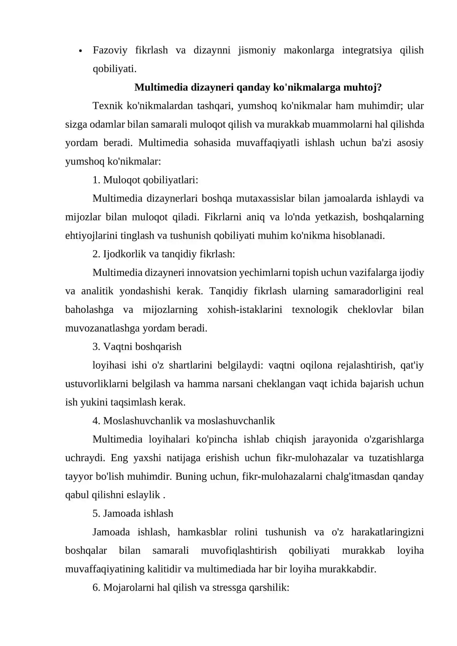 Multimedia dizayn tamoyillari 4