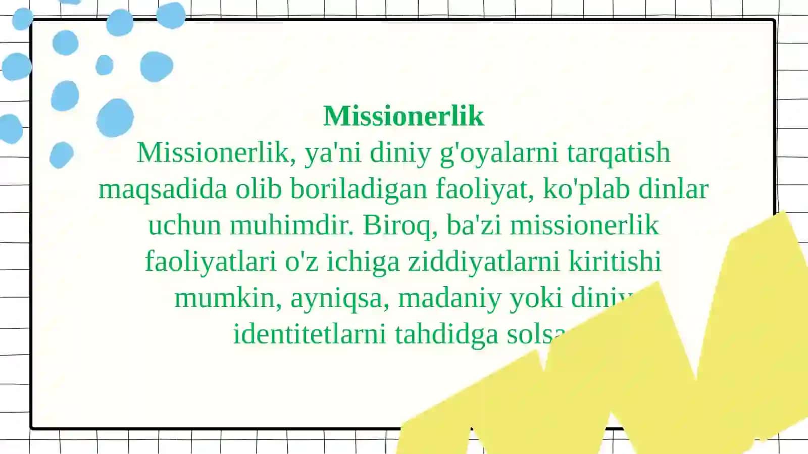 Yangi diniy ta'minotlar va sekatlar 4