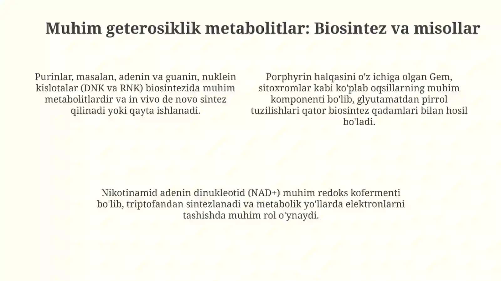 Geterohalqali birikmalar (Heterocyclic compounds) 4