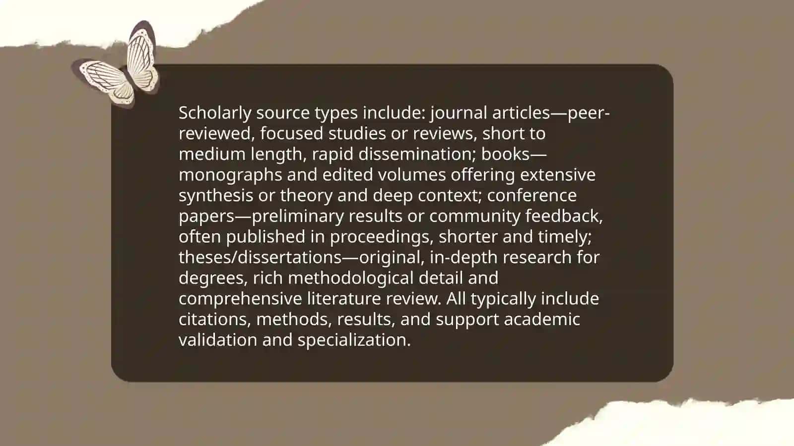 Introduction to scholarly information 4