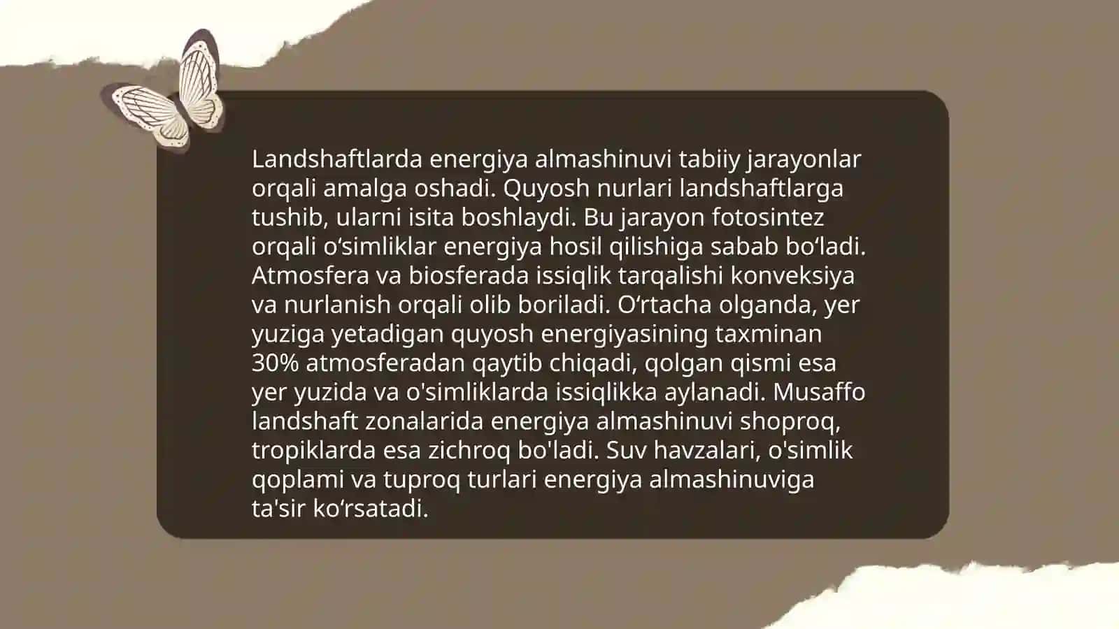 Landshaftlarda biogeokimyoviy aylanma harakatlar 4