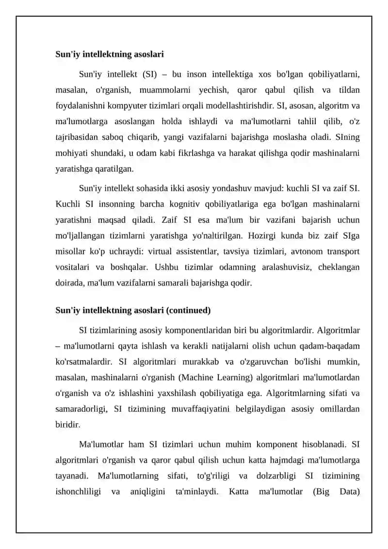 Sun'iy intellektning asoslari 4