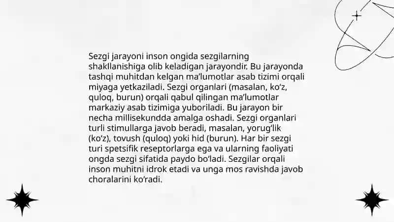 Sezgi va uning turlari 4