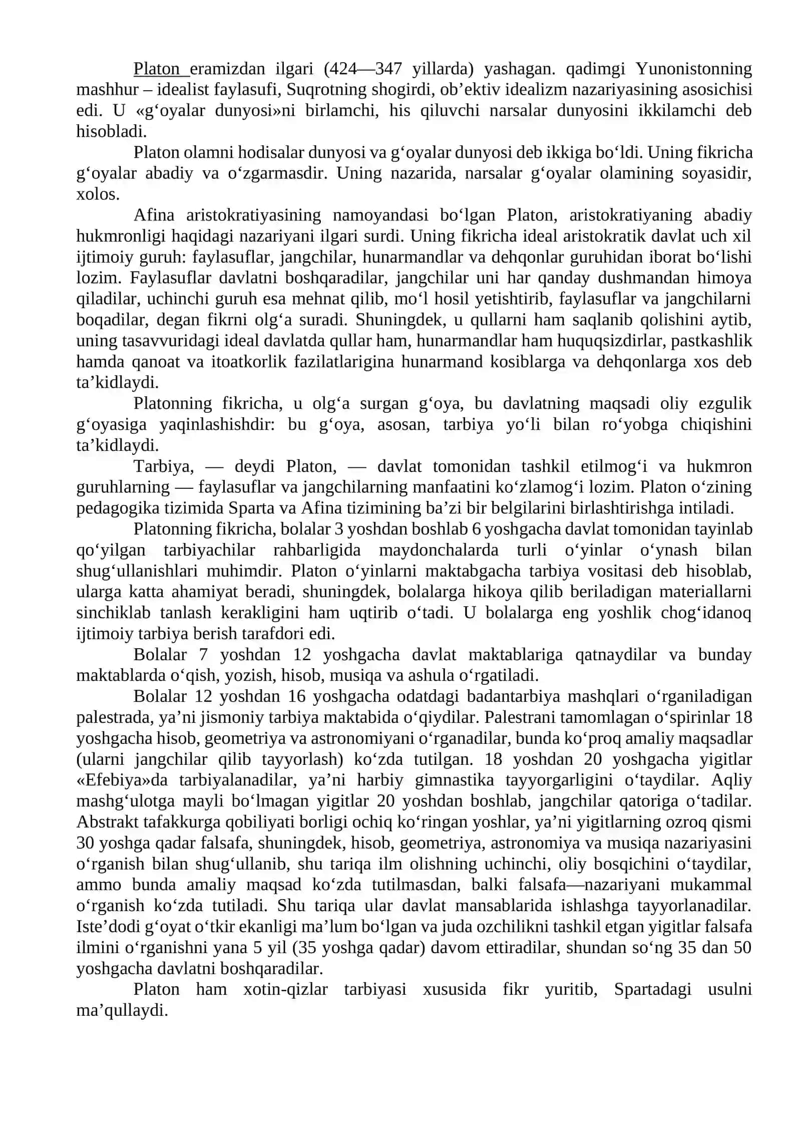Jahon pedagogika fani rivojlanishi tarixining bayoni 4