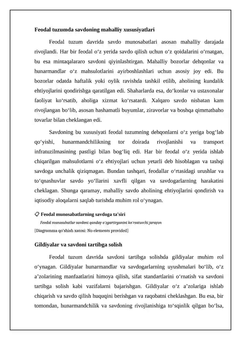 Feodalizm davrida savdoning xususiyatlari 4