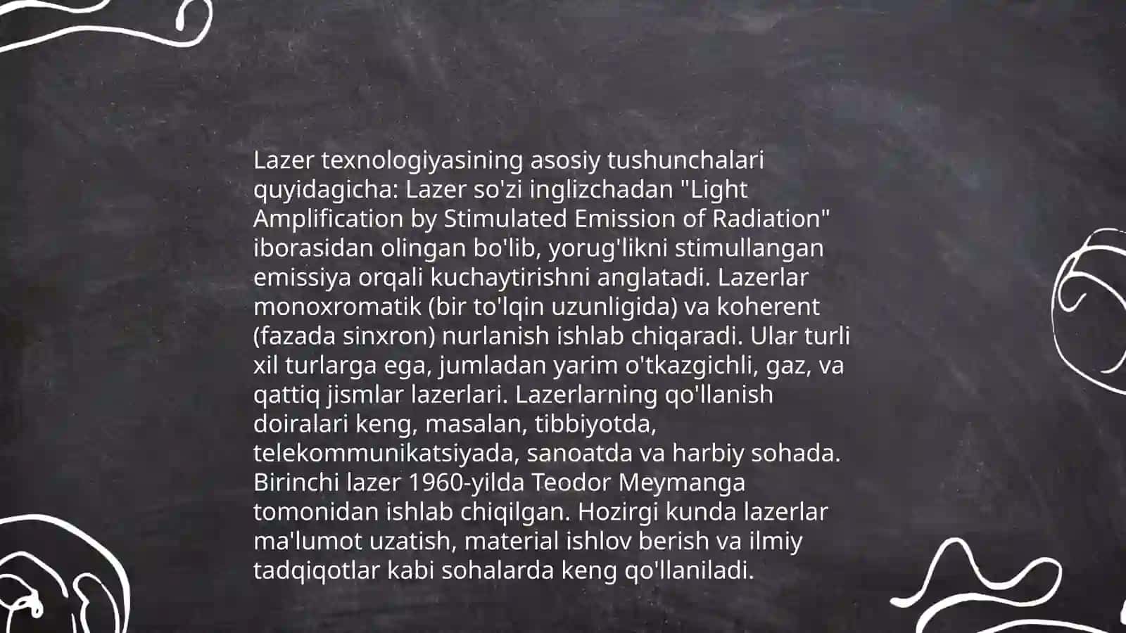 Lazer va ularning turlari 4