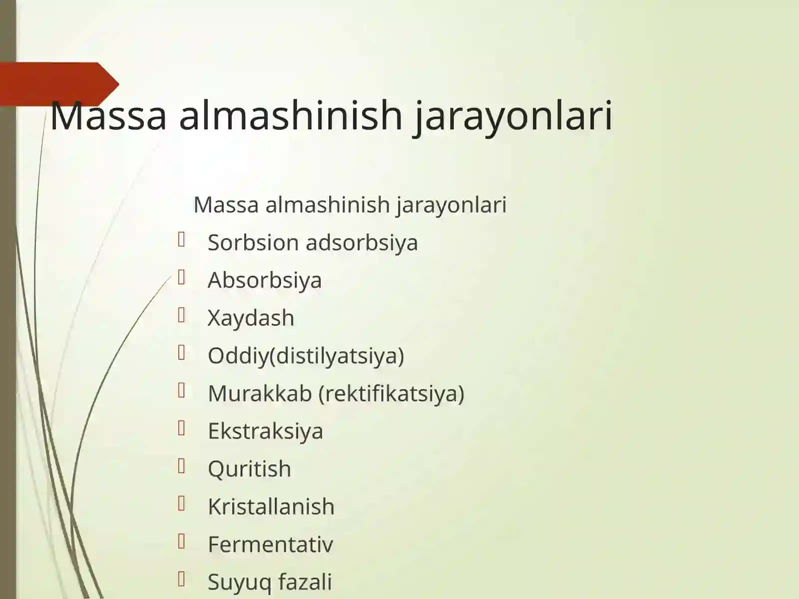 Massaalmashinish asoslar. Umumiy tushuncha 4