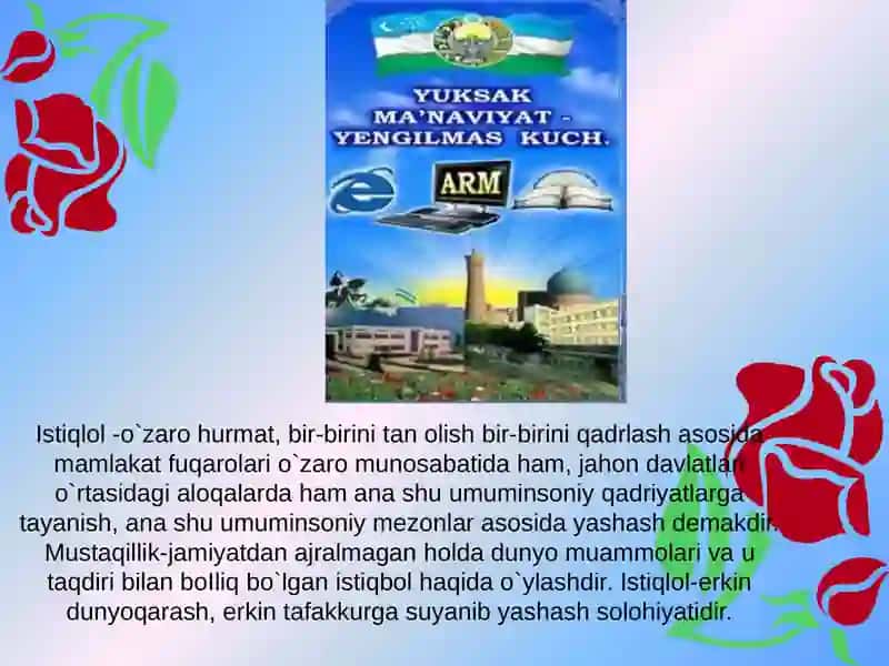 Istiqlol vama`naviyat 4
