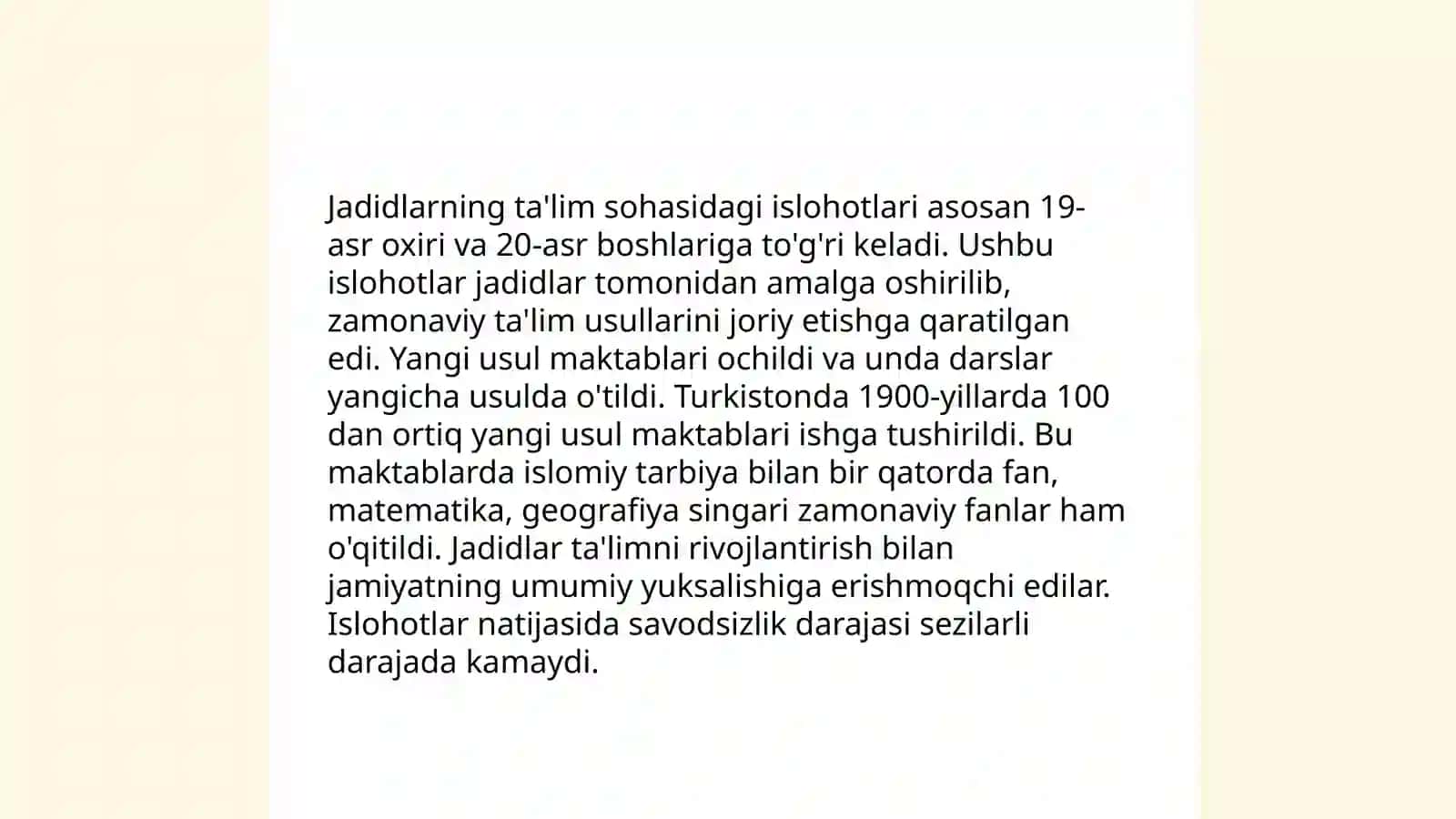 Jadidchilik harakatining tarixiy ildizlari 4