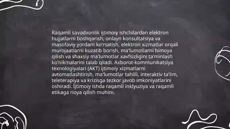 Ijtimoiy ish kasbi zamonaviy talablari 4